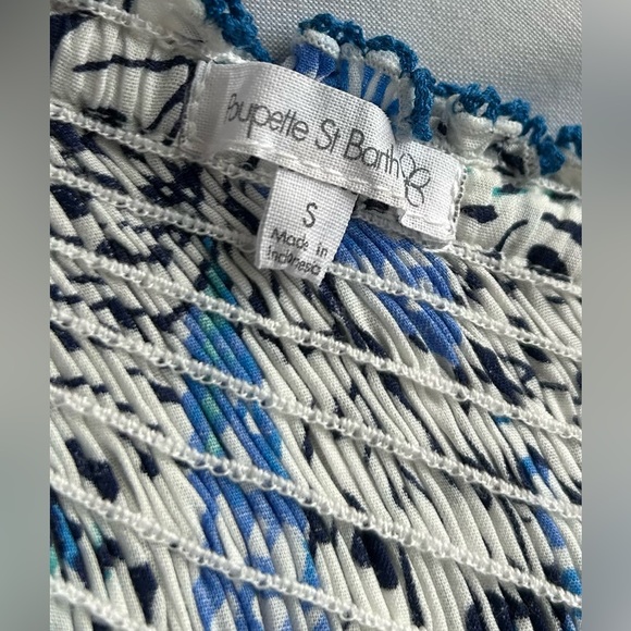 Tuckernuck Poupette St. Barth Soledad Off Shoulder Smocked Midi Dress - Picture 7 of 12